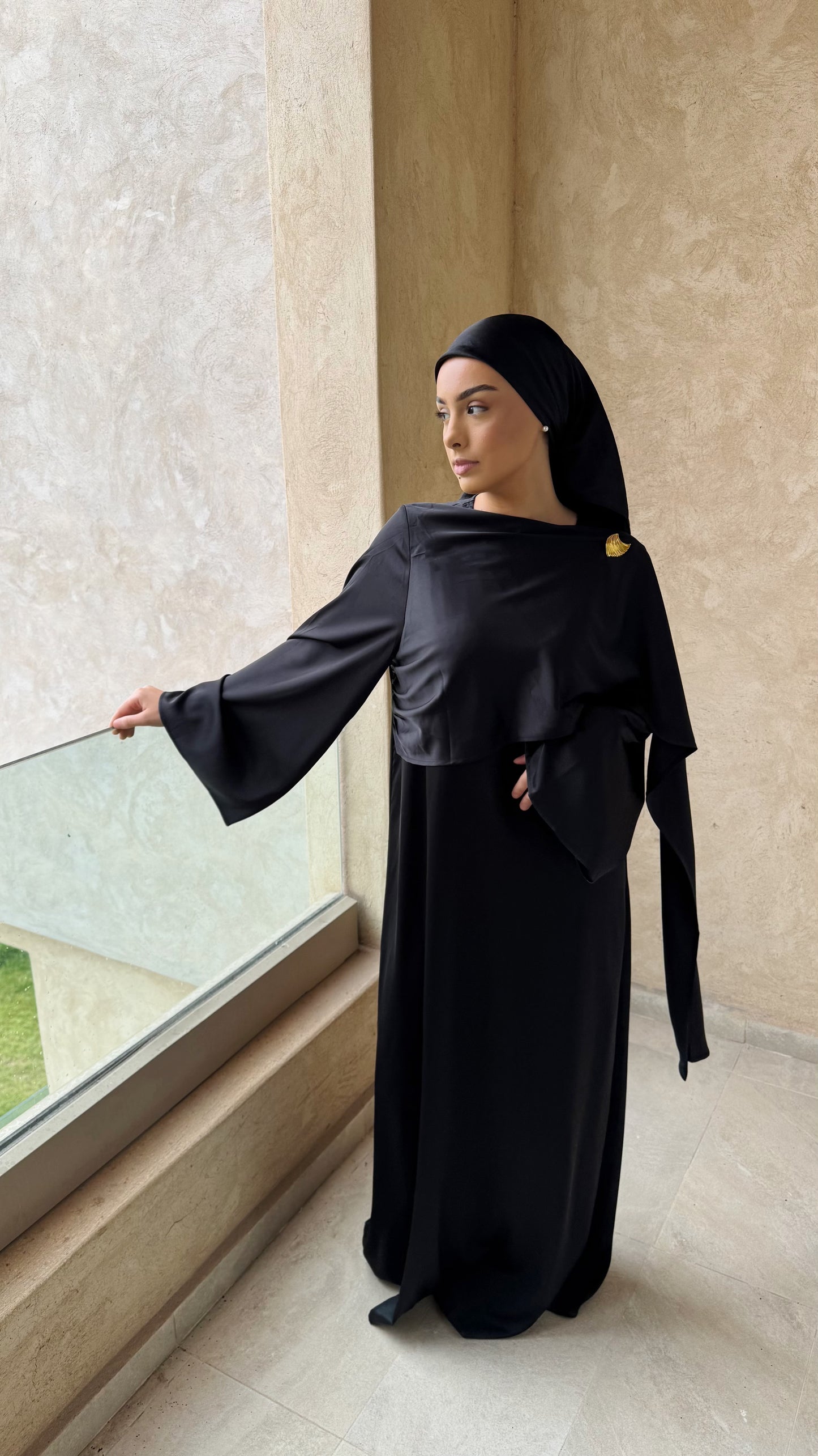Abaya Imany Noir