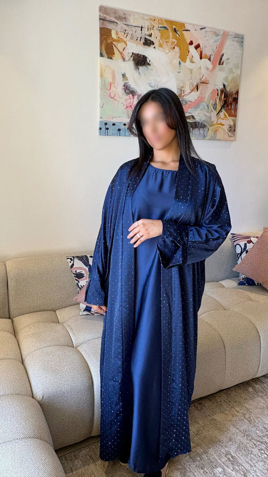Ensemble Abaya & Kimono Strass