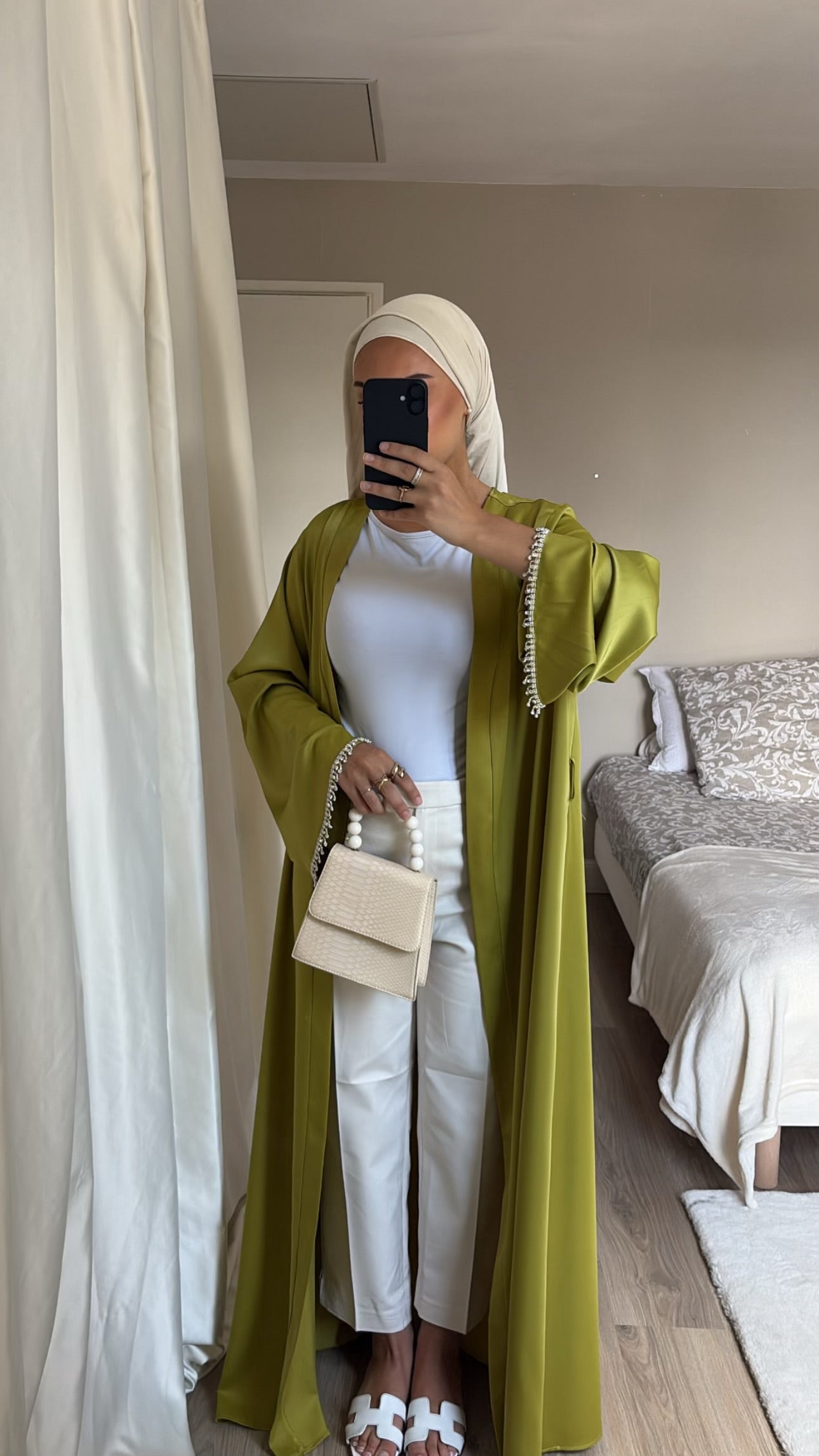 Kimono Mira Vert Pomme