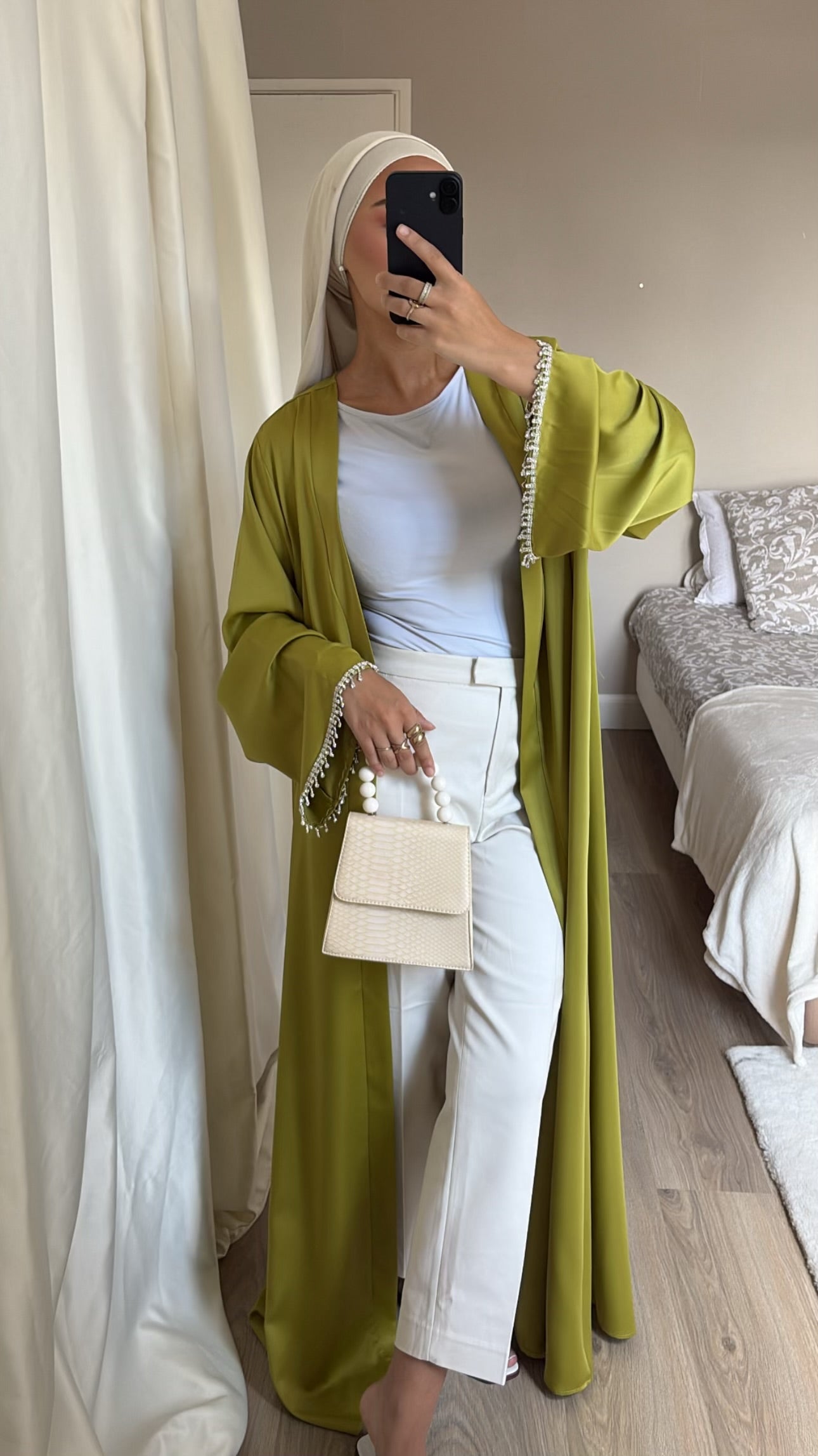 Kimono Mira Vert Pomme