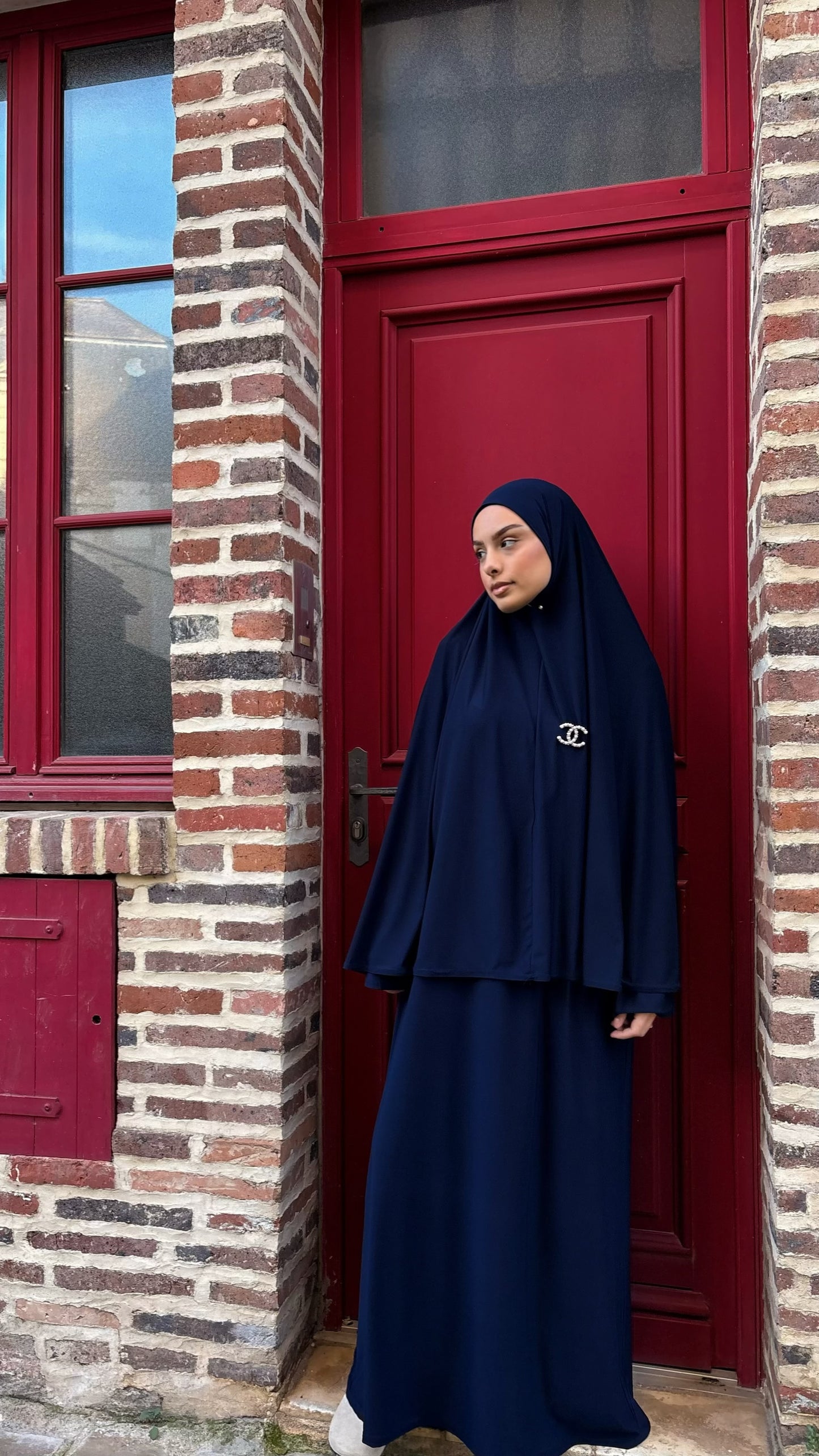 Robe & Khimar Bleu Marine