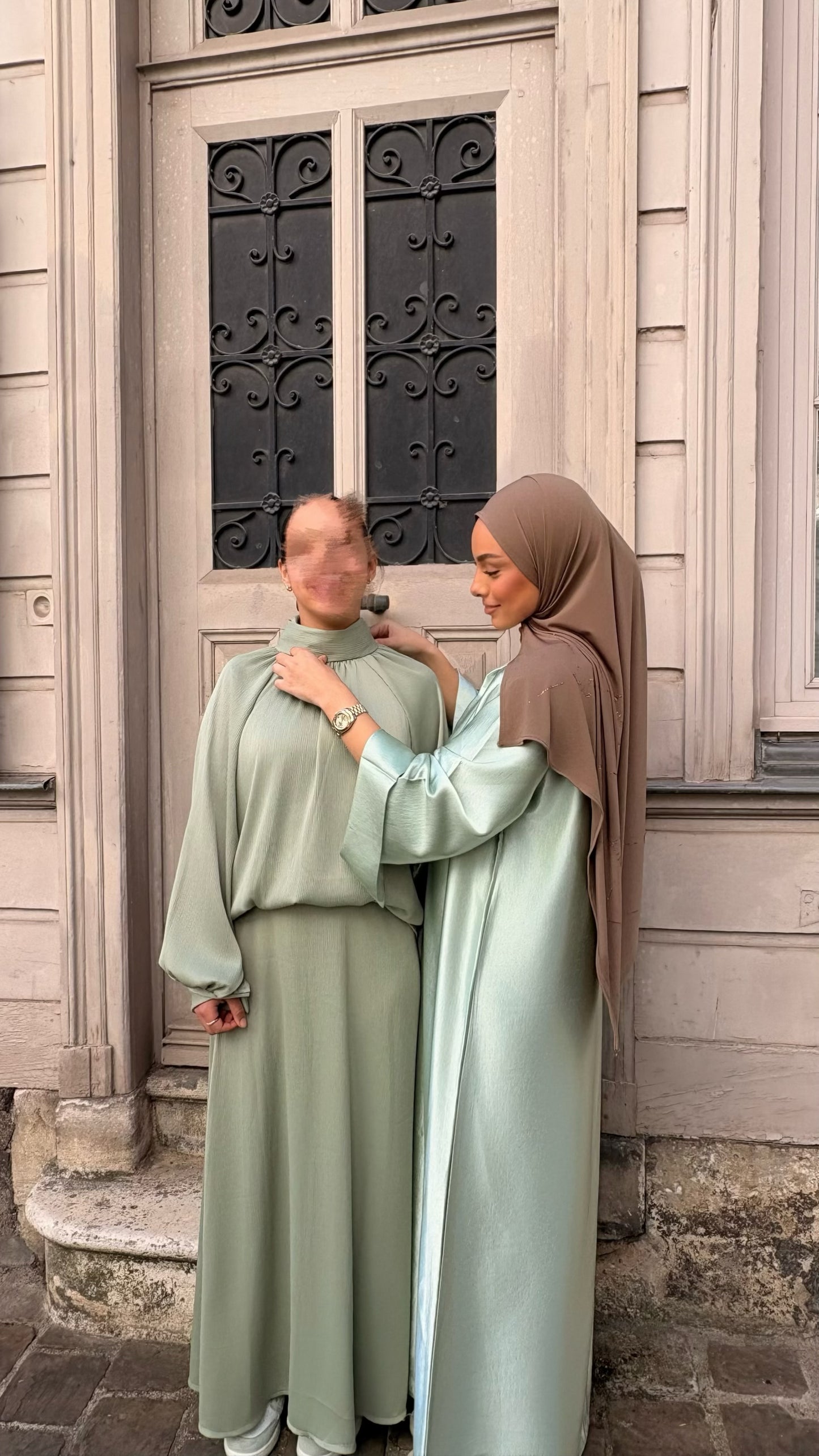 Ensemble jupe turquoise