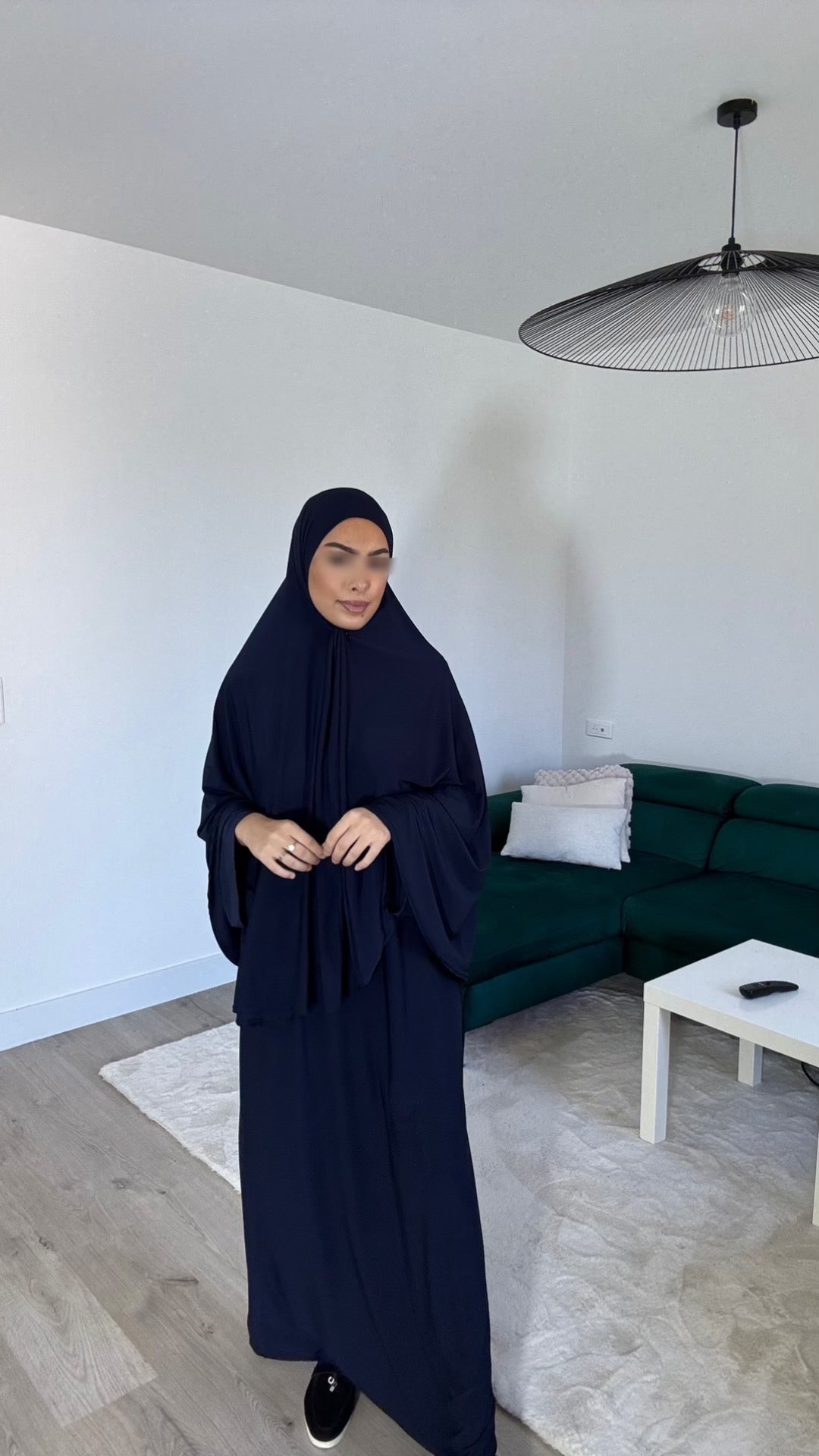 Robe & Khimar Bleu Marine