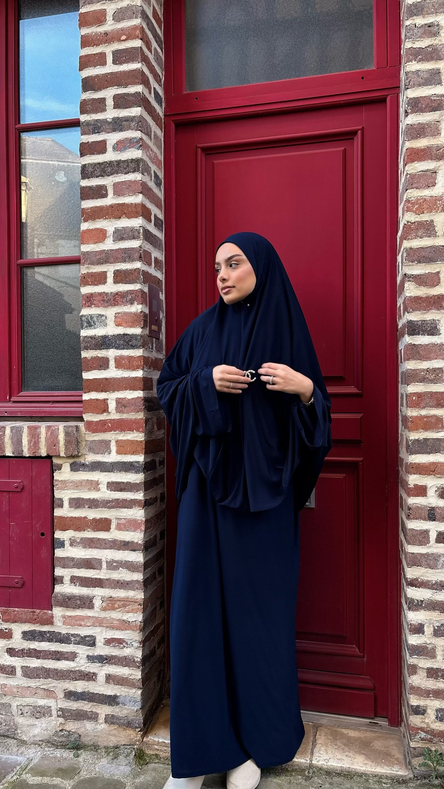Robe & Khimar Bleu Marine