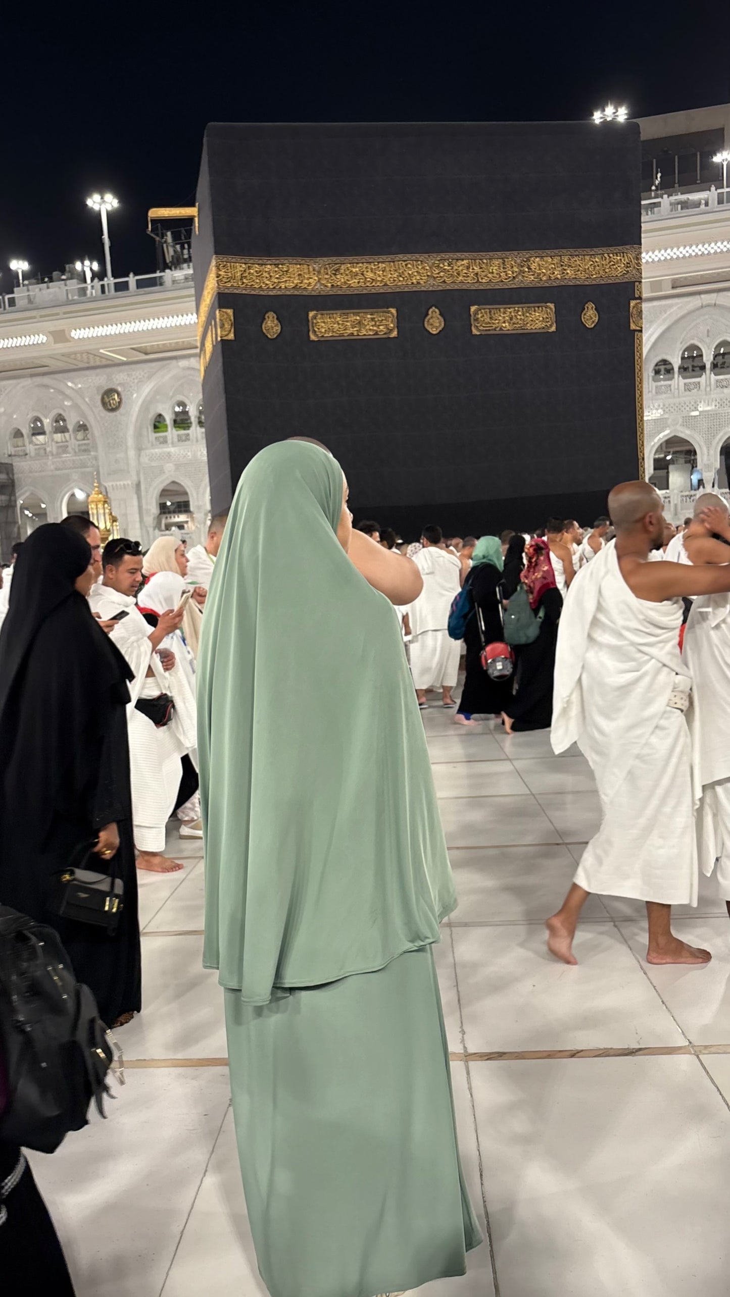 Abaya & Khimar Vert d’eau