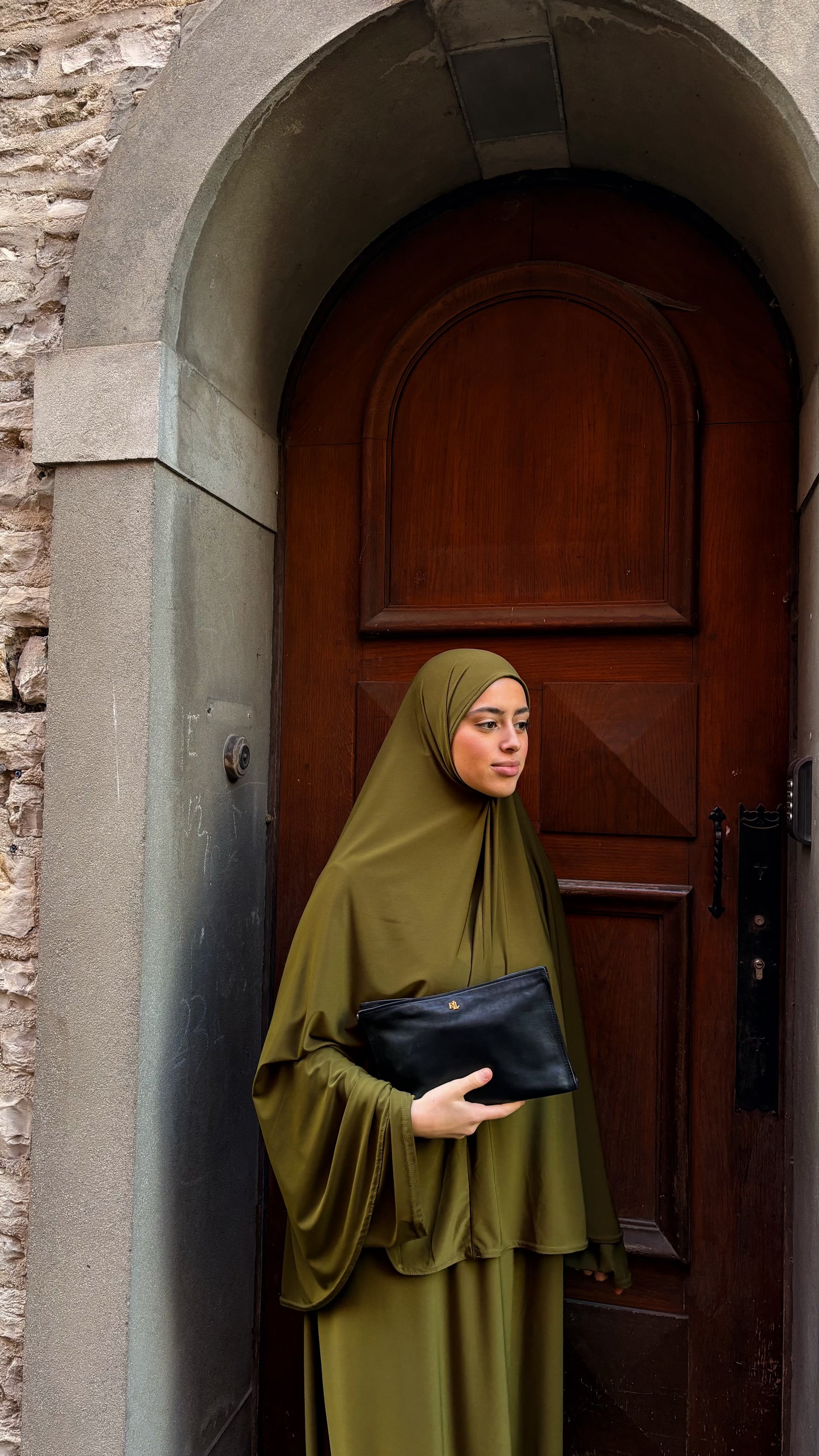 Robe & Khimar Olive