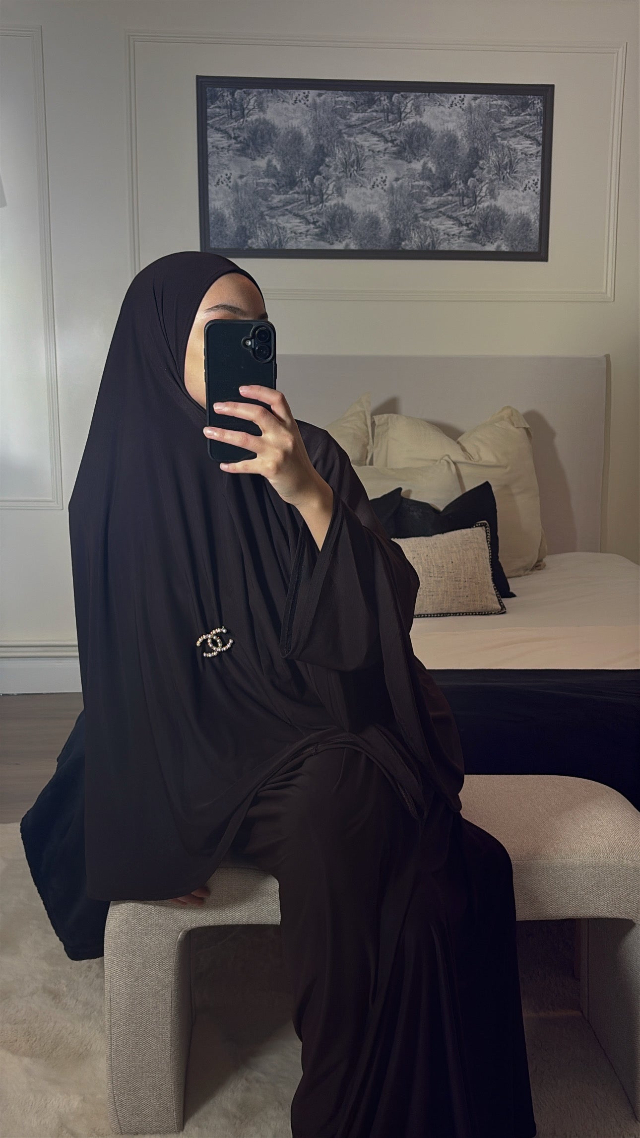 Robe & Khimar Chocolat