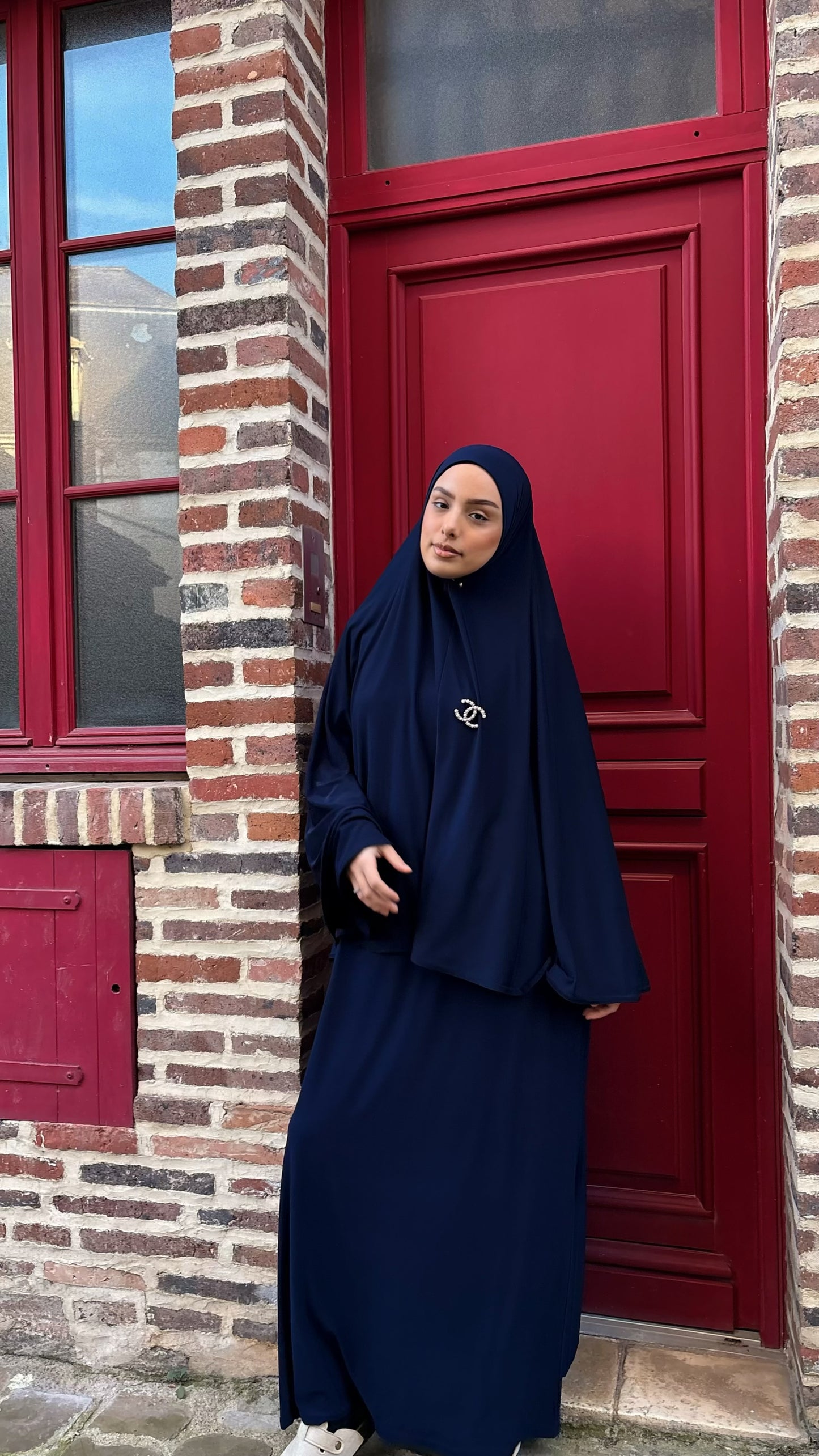 Robe & Khimar Bleu Marine